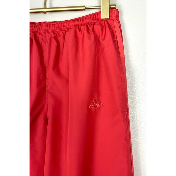 Adidas Vintage Y2K Track Pants Red Women’s Small Blokecore 90s Soccer Warm-Up - Picture 3 of 12